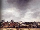 Explosion Wall Art - View of Delft after the Explosion of 1654